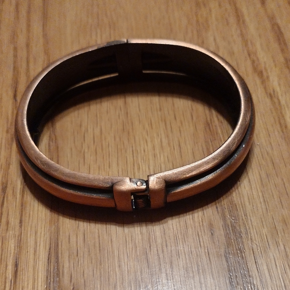 Heavy Solid Copper Cuff Bracelet - image 7